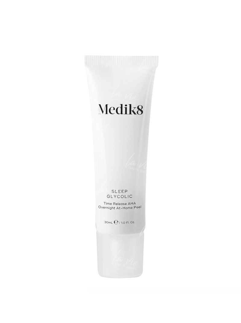 Medik8 Medik8 Sleep Glycolic Peeling z opóźnionym uwalnianiem kwasów AHA do stosowania na noc 30 ml