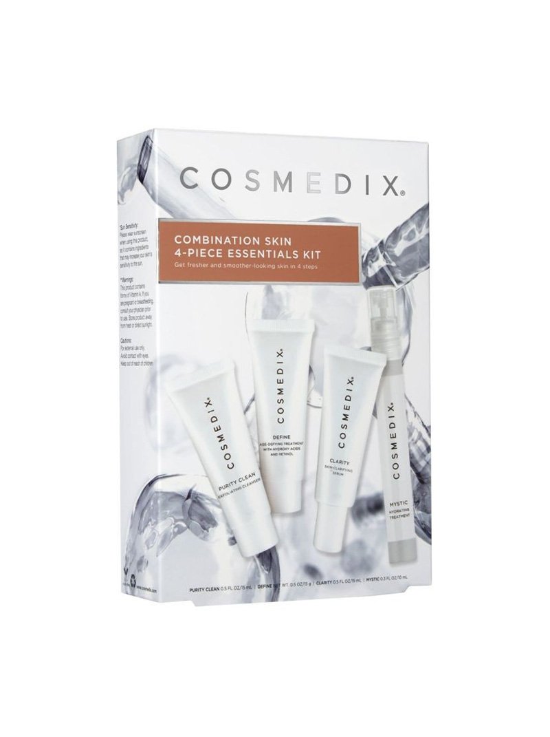 Cosmedix COSMEDIX Combination Skin 4-Piece Essentials Kit zestaw pielęgnacyjny do skóry mieszanej 4 x 15ml