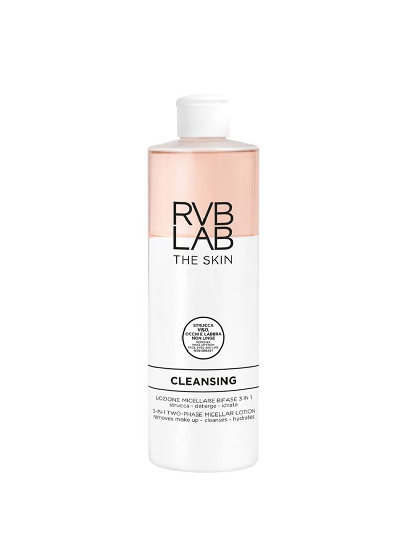 RVB LAB Make Up RVB LAB Make Up 3 In 1 Two Phase Micellar Lotion Dwufazowy zmywacz makijażu 3w1 400 ml