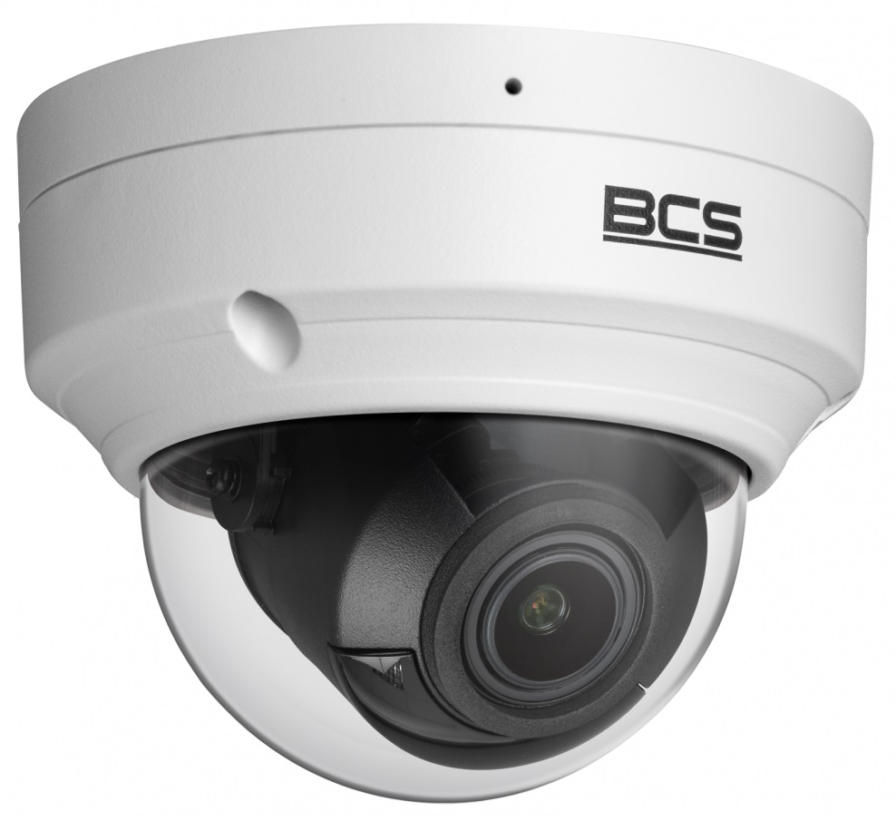 Zdjęcia - Kamera do monitoringu BCS Kamera kopułowa IP 4 Mpx -P-DIP44VSR4 biała 