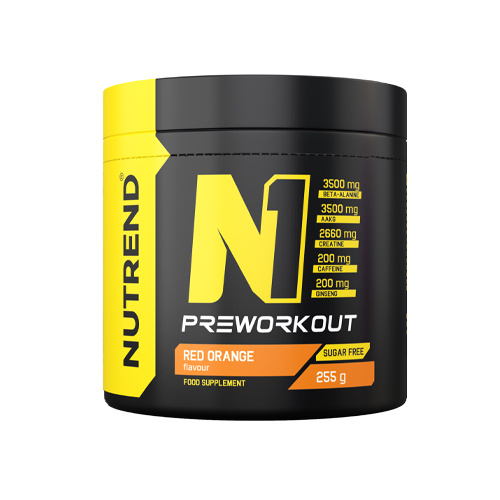 NUTREND N1 Pre Workout - 255g - Red Orange - Odżywki około treningowe