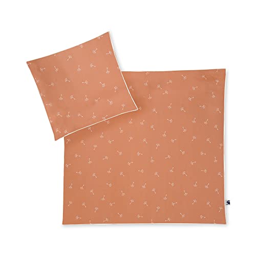 Julius Zöllner Pościel dziecięca 100% bawełna organiczna, standard 100 by OEKO-TEX, made in Germany, rozm. 80x80 + 35x40 cm, kwiaty
