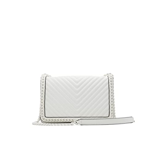 ALDO Greenwald damska torba crossbody, Biały przepełnienie, Rozmiar Uniwersalny