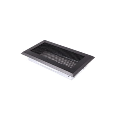 KRATKA KOMINKOWA CZARNY MAT 10x20 CM