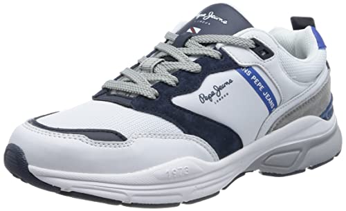 Pepe Jeans Męskie trampki Dave Urban, biały, 41 EU