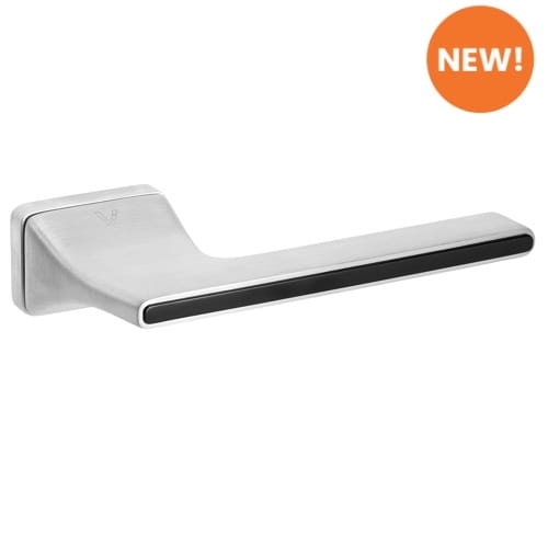 Klamka Luca chrom szczotkowany/czarny