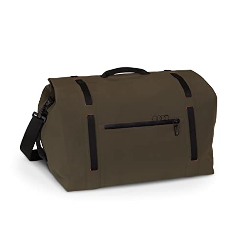 Audi 3152201900 torba podróżna torba Duffle Bag, logo pierścieni, zielona