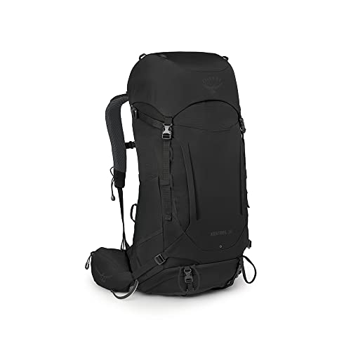 Osprey Kestrel 38 męska torba na ramię z plecakiem czarna S/M, Czarny, S-M, Casual