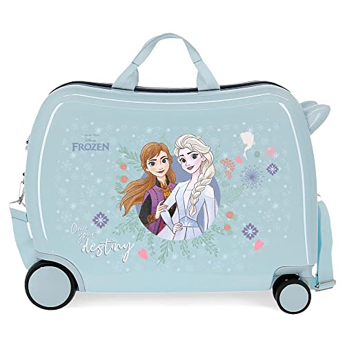 Disney Frozen Own Your Destiny Walizka dziecięca Niebieski 50x39x20 cms Twarde ABS Zamknięcie szyfrowe boczne 38L 1,8 kg 4 koła Bagaż ręczny, niebieski, Maleta Infantil, walizka dziecięca