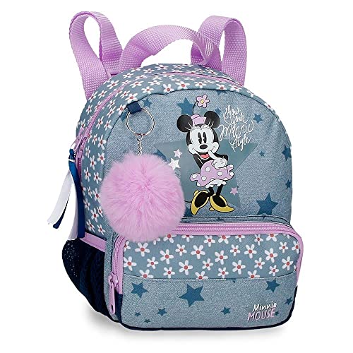 Disney Minnie Style Bagaż, Torba kurierska Dziewczyny, niebieski, Mochila de Paseo, Plecak na spacer