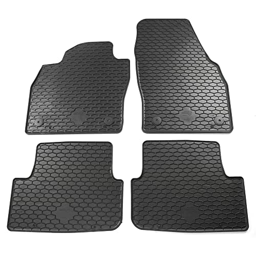 Volkswagen 2G1061550A041 dywaniki gumowe, 4 sztuki, na każdą pogodę, jakość Plus, czarne