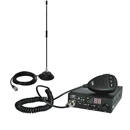 Pakiet odbiorników radiowych CB Escort HP 8024 ASQ + antena CB Extra 40 z magnesem