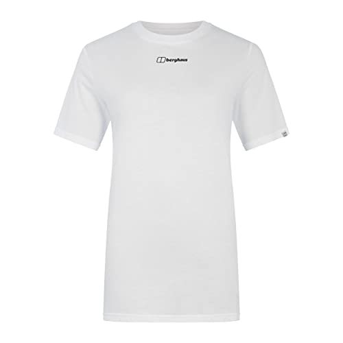 Berghaus Damska koszulka z krótkim rękawem Boyfriend Dolomites Mountain, czysta biel, 8