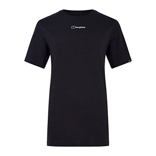Berghaus Damska koszulka z krótkim rękawem Boyfriend Buttermere, czarna, 12