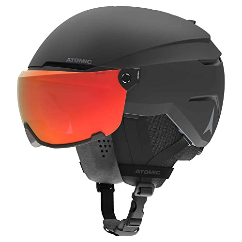ATOMIC Savor Visor Photo Akcesoria, Dorośli Unisex, Czarny/Czarny, 55/59 cm