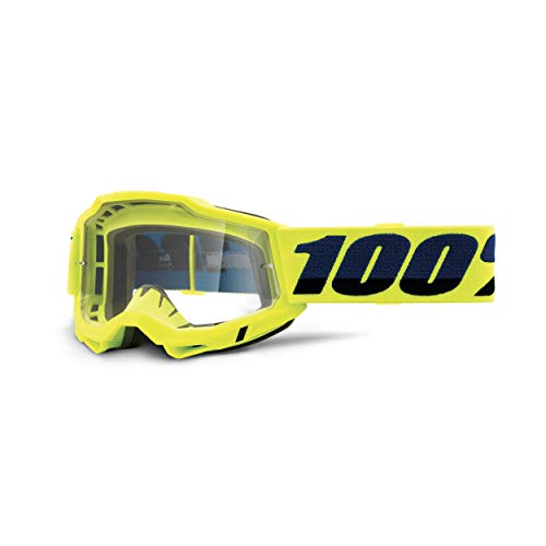 100 Percent Accuri Gen 2 Boys MX Goggles One Size Yellow ~ Clear
