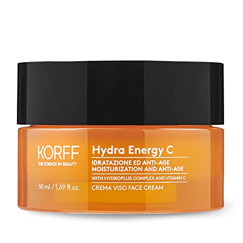 Korff Hydra Energy C, Krem do twarzy z kompleksem Hydroplus Formuła nawilżająca z kwasem hialuronowym dla suchej skóry, 50ml