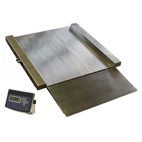 KPZ 2DNM 750/1500kg, 200/500g, 1000x1000mm (2DNM10101500) - waga najazdowa nierdzewna