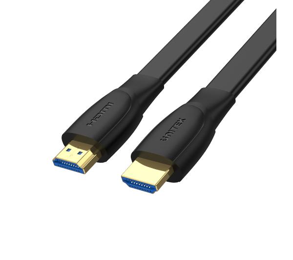 Unitek C11063BK-1M - HDMI 2.0 - płaski - 1m