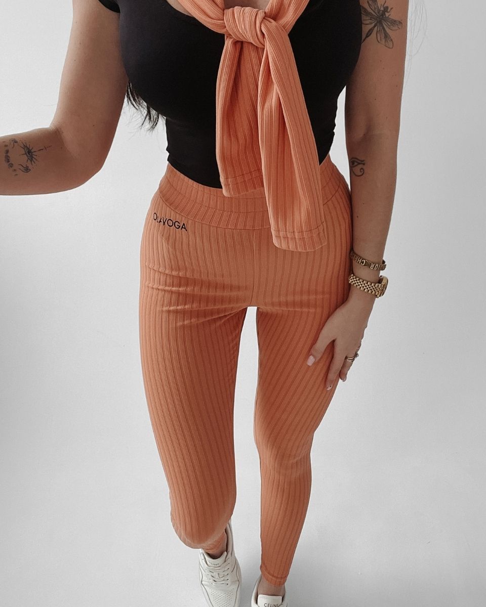 Legginsy damskie OLAVOGA LUCIA miedziany M - Olavoga