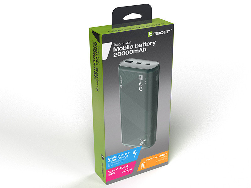 Power bank TRACER KORI 20000mA