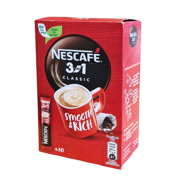 Nescafe 3w1 Classic 3in1 kartonik 10x16,5g