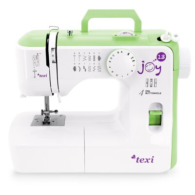 TEXI JOY 13 GREEN Automatyczna, wieloczynnościowa maszyna do szycia, 13 programów szycia