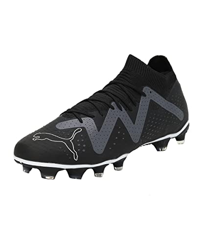 PUMA Męskie buty piłkarskie Future Match Fg/Ag, Czarna puma, biała puma, 44 EU