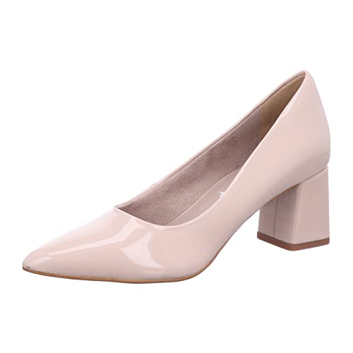 Tamaris Damskie czółenka 1-1-22436-20, Nude Patent, 38 EU