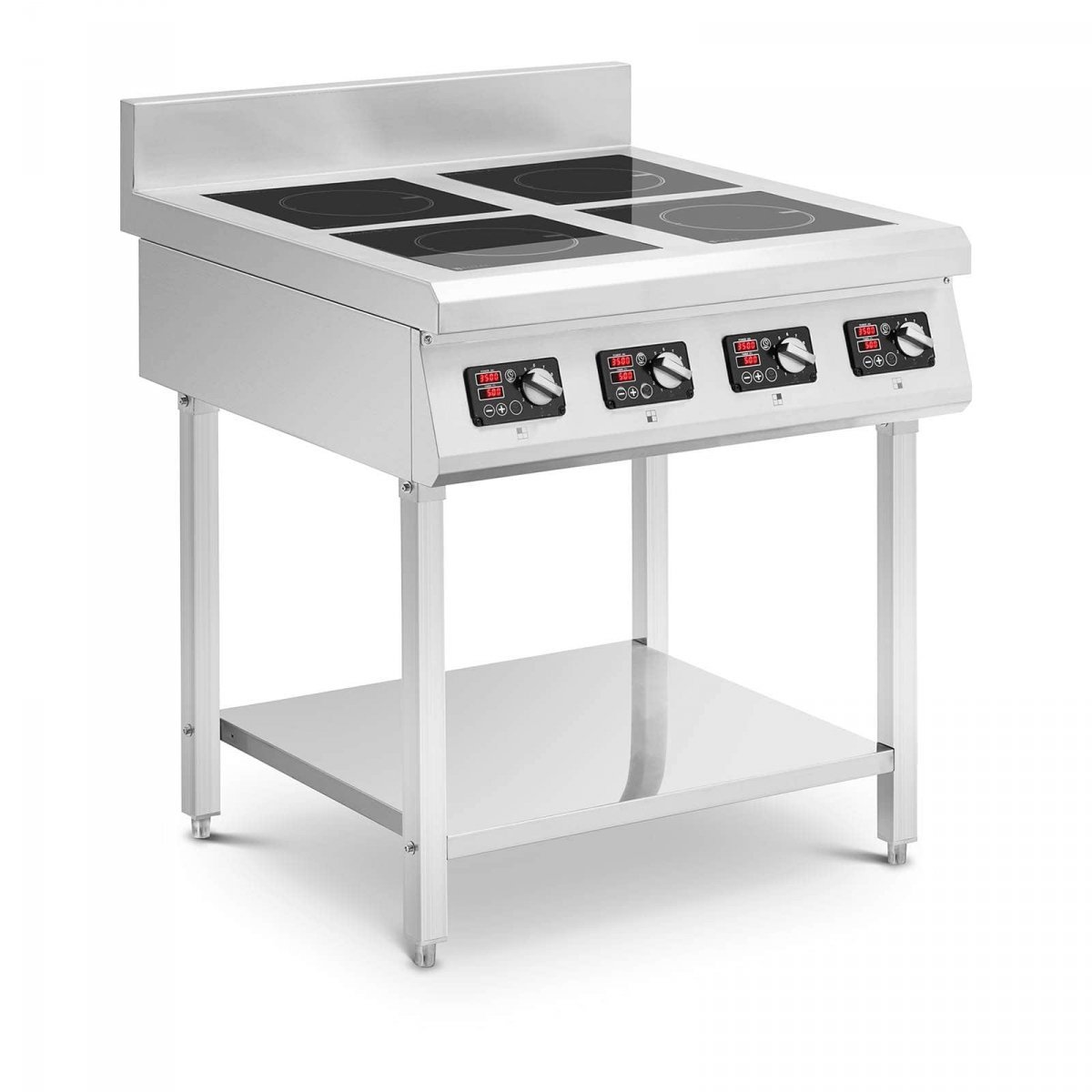 Kuchenka indukcyjna z podstawą - 4 x 20 cm - 10 poziomów - timer - Royal Catering RCIK-3500IC4.4