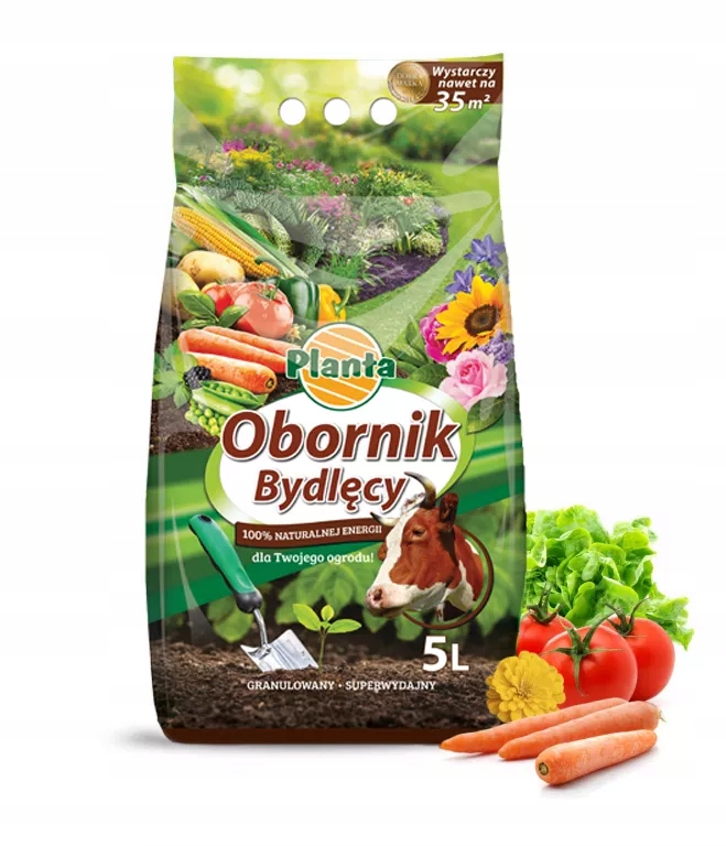 OBORNIK BYDLĘCY GRANULAT ORGANICZNY NAWÓZ 5 litrów