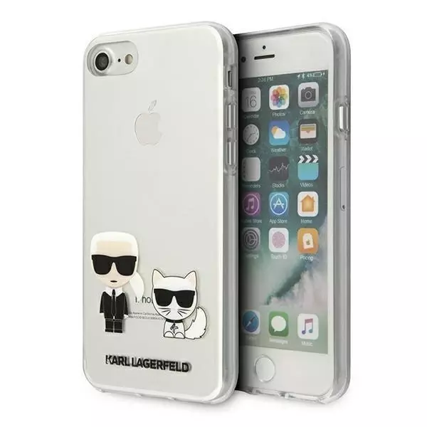 Karl Lagerfeld Etui KLHCI8CKTR Apple iPhone SE 2020/8/7 hardcase Transparent Karl & Choupette KLD431CL