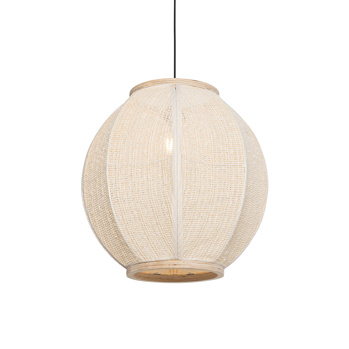 QAZQA Orientalna lampa wisząca naturalna 46 cm - Rob