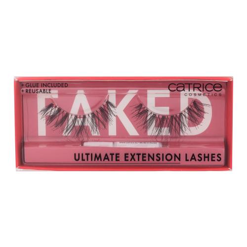 Catrice Faked Ultimate Extension Lashes sztuczne rzęsy 1 szt dla kobiet Black