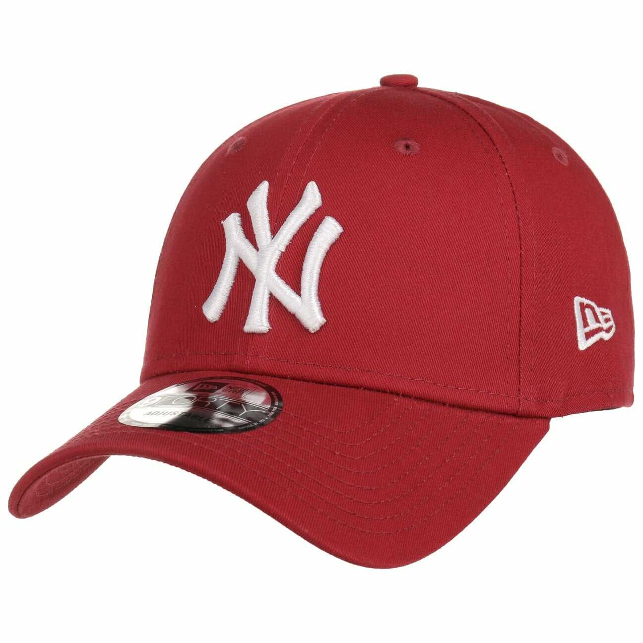 9Forty MLB Ess Yankees Cap by New Era, bordowy, One Size