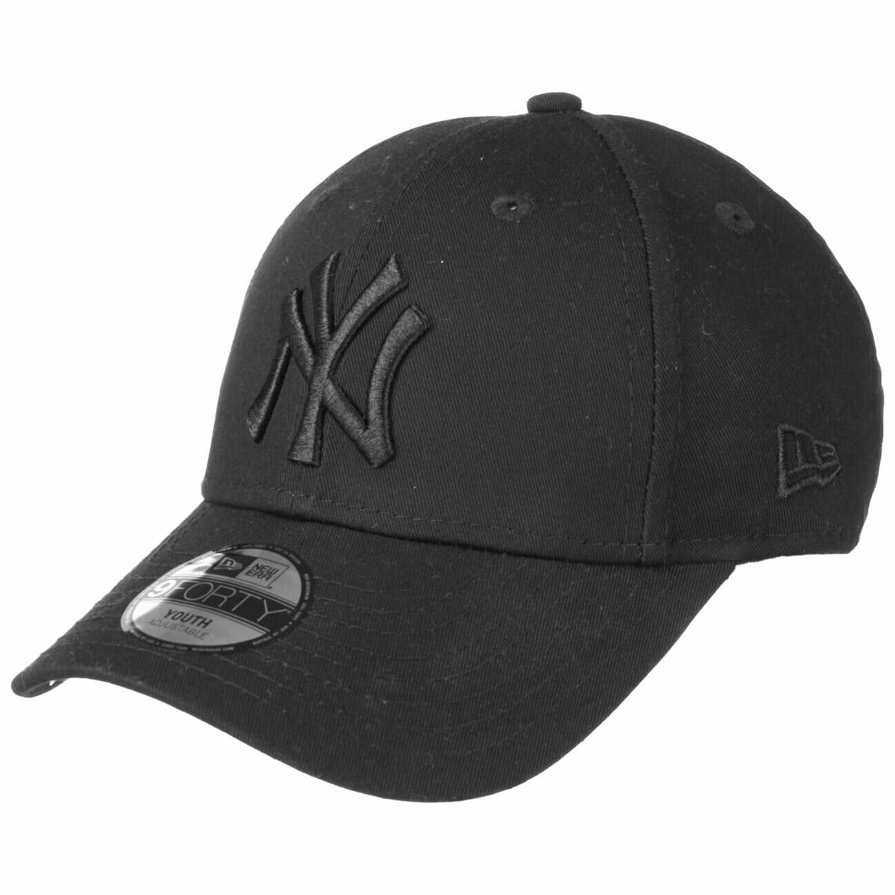 Czapka 9Forty JUNIOR NY Yankees by New Era, czarny, Youth (52-56 cm)