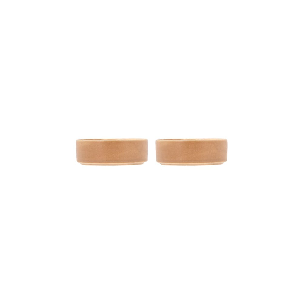 Beżowe porcelanowe miski zestaw 2 szt. ø 10,1 cm Fjord – Villa Collection
