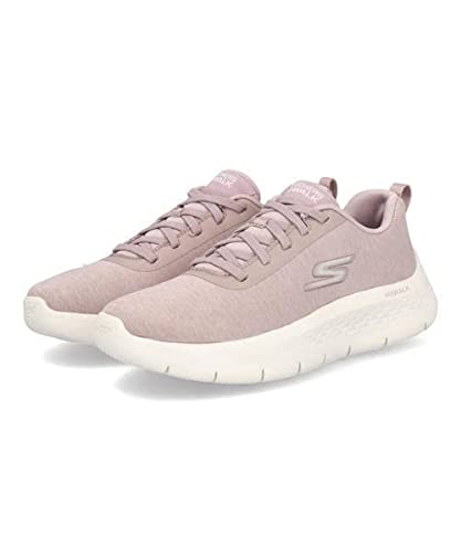 Skechers Damskie trampki GO Walk Flex, kolor fioletowo-tekstylny/wykończenia, rozmiar 7, Fioletowe wykończenie tekstylne, 40 EU