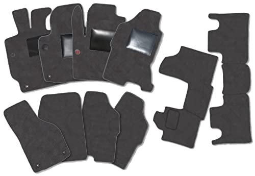 Zestaw Maty wykonane na FIAT PANDA rok od 2003 do 2012 roku w dywanach samochodowych Made in Italy Made in Italy col GRIGIO