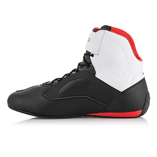 Alpinestars 2510319123-42 buty motocyklowe Alpinestars Faster-3 Rideknit Shoes Black White Red, czarne/białe/czerwone, 42