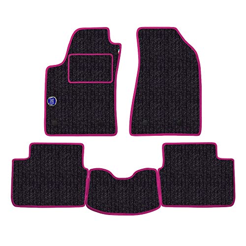 Zestaw Maty wykonane dla CITROEN DS3 roku od 2010 do 2019 roku dywan z włókna dolnego Made in Italy Antracyt Logo krawędzie