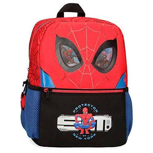 Marvel 2832221 Spiderman Protector Plecak szkolny, Czerwony, 25 x 32 x 12 cm, Poliester, 9,6 l, Czerwony, Mochila Escolar, plecak szkolny