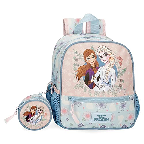 Disney Frozen Own Your Destiny Plecak szkolny Niebieski 23x25x10 cms Poliester 5,75L, niebieski, Mochila Preescolar, plecak przedszkolny