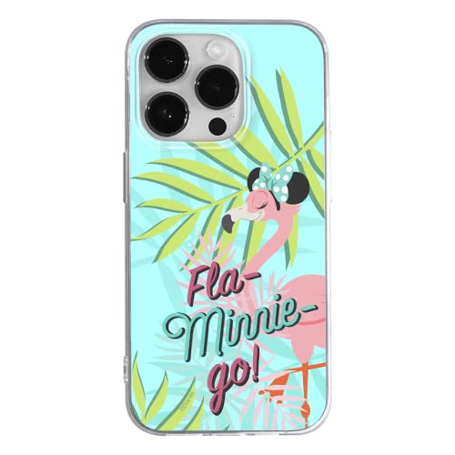 ERT GROUP etui na telefon Apple Iphone 14 PRO, case oryginalny i oficjalnie licencjonowany przez Disney, wzór Minnie 041, optymalnie dopasowane, plecki z TPU
