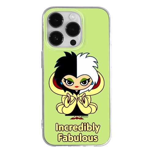 ERT GROUP etui na telefon Apple Iphone 14 PRO, case oryginalny i oficjalnie licencjonowany przez Disney, wzór Cruella 006, optymalnie dopasowane, plecki z TPU