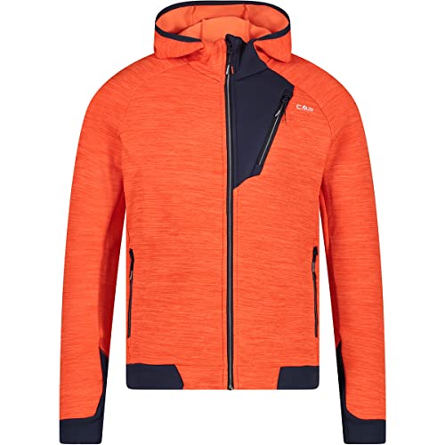 CMP - Męska kurtka Fix Hood, Man, Arancio Mel., 56