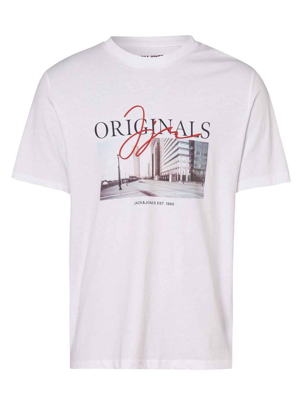 Jack & Jones - T-shirt męski  JORJoshua, biały
