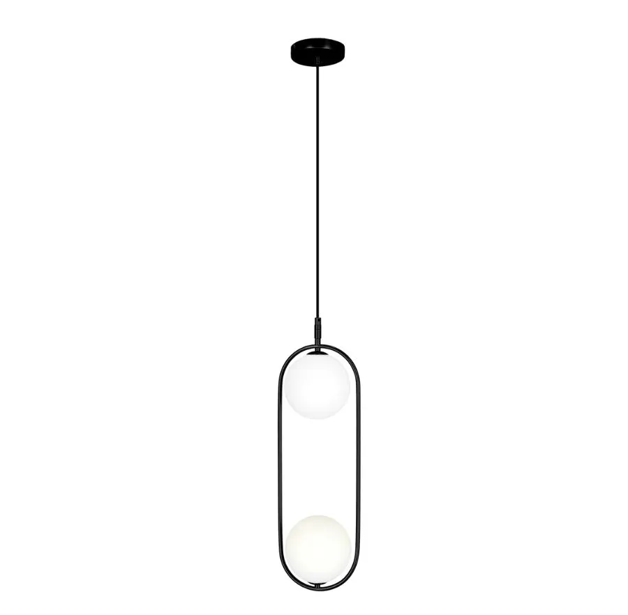 Nowoczesna czarna lampa wisząca - K142 C5-D88