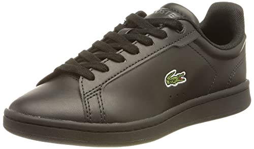 Lacoste 45suj0002, krótkie trampki dziecięce, Black, 35 EU