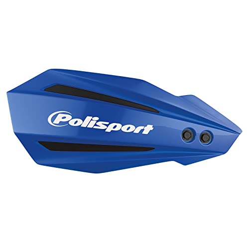 POLISPORT 8308500013 - BULLIT 1 punkt mocowania MX-Style wykonane z tworzywa sztucznego z zestawem montażowym kompatybilny z motocyklami Suzuki, Kawasaki, Yamaha w kolorze niebieskim